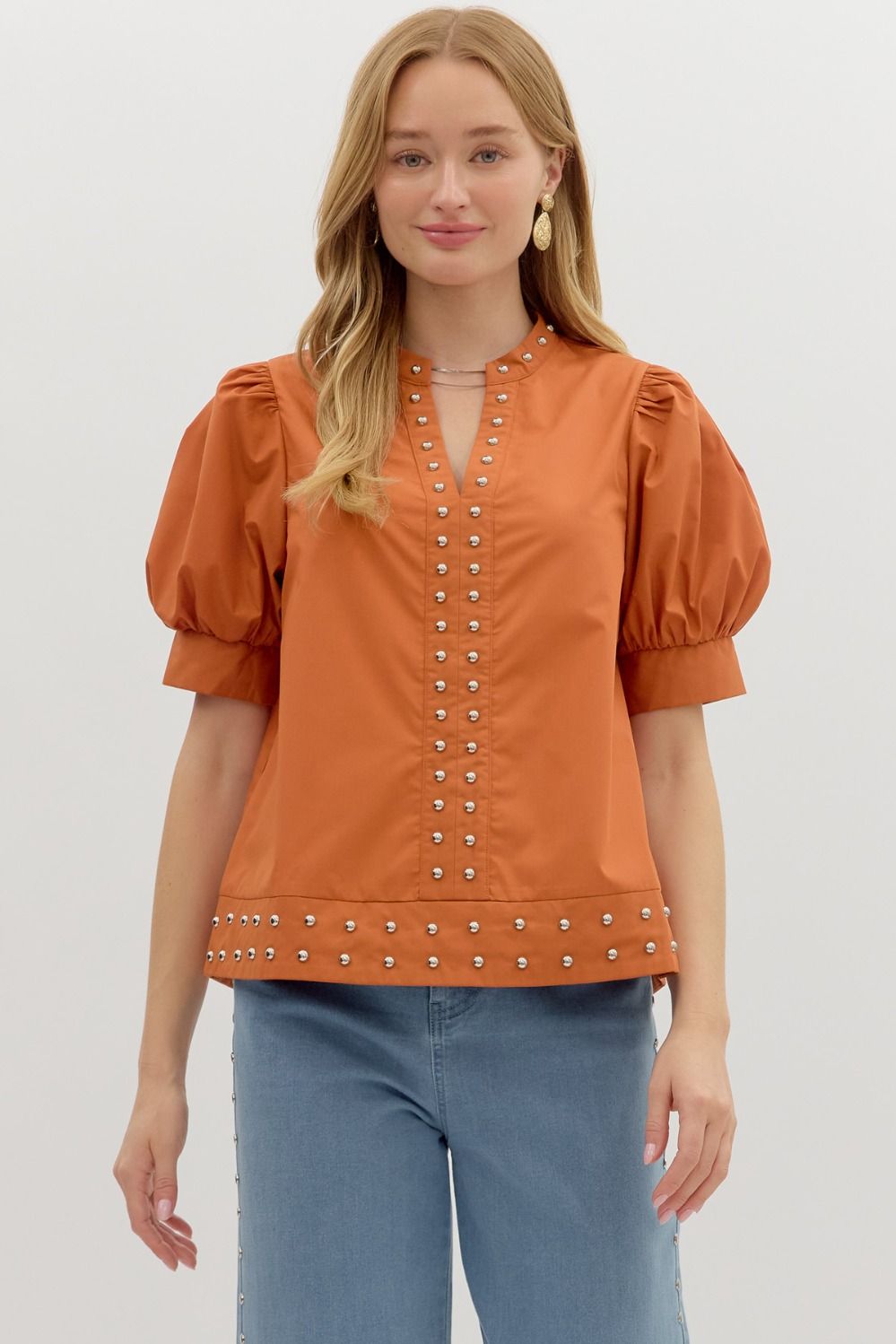 Copper pullover