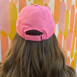 Pink Pickleballer baseball hat