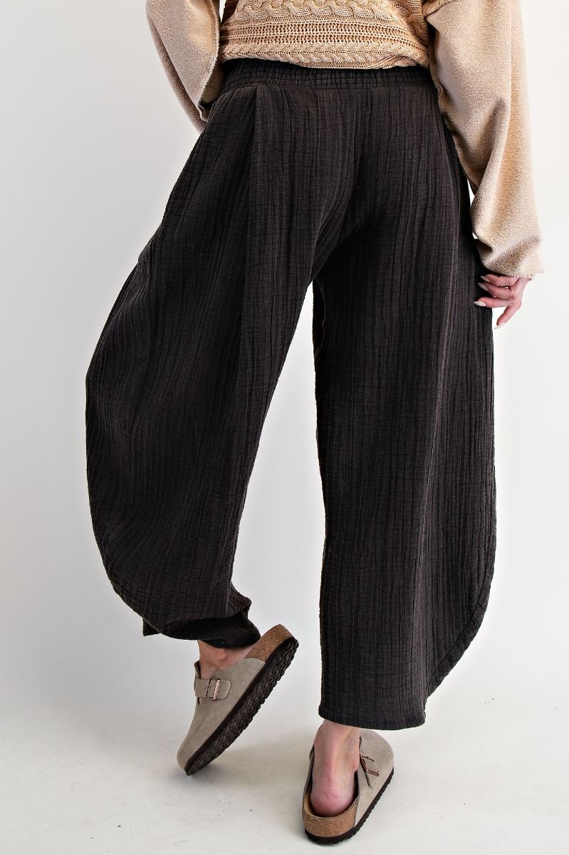 Cotton Gauze Tulip Pants
