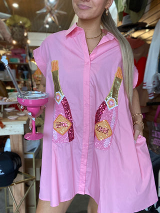 Pink Champagne mini dress