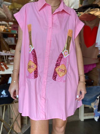 Pink Champagne mini dress