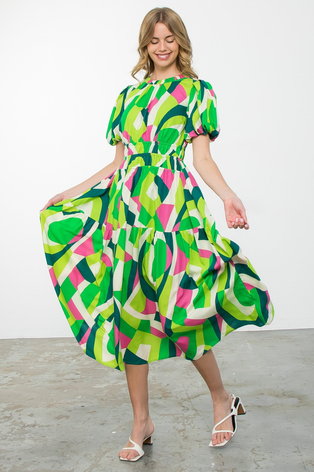 Puff Sleeve Maxi