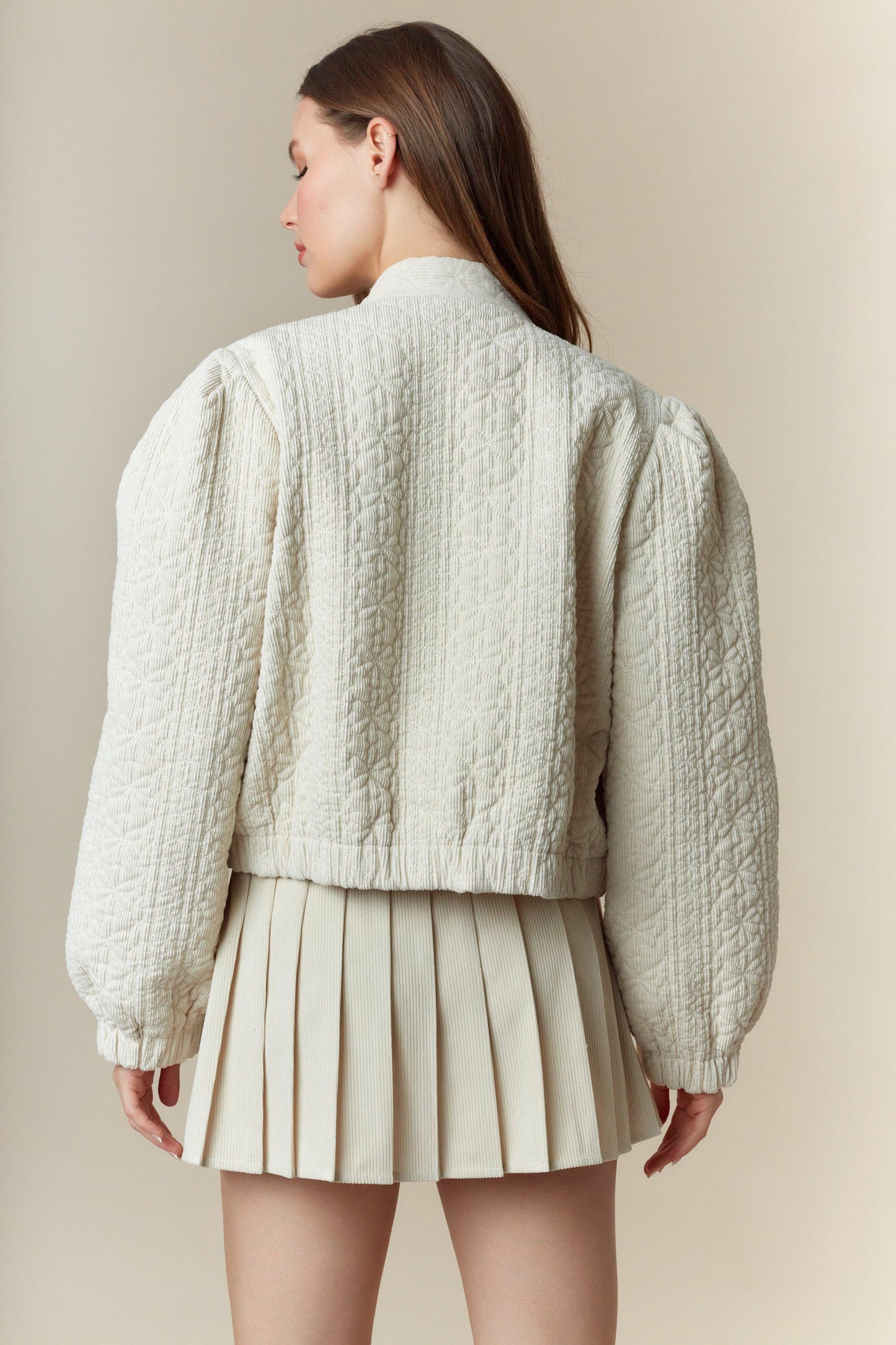 Cream/Black Jacket