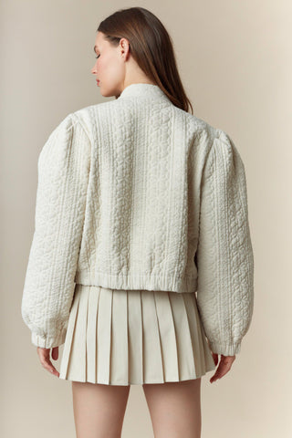 Cream/Black Jacket