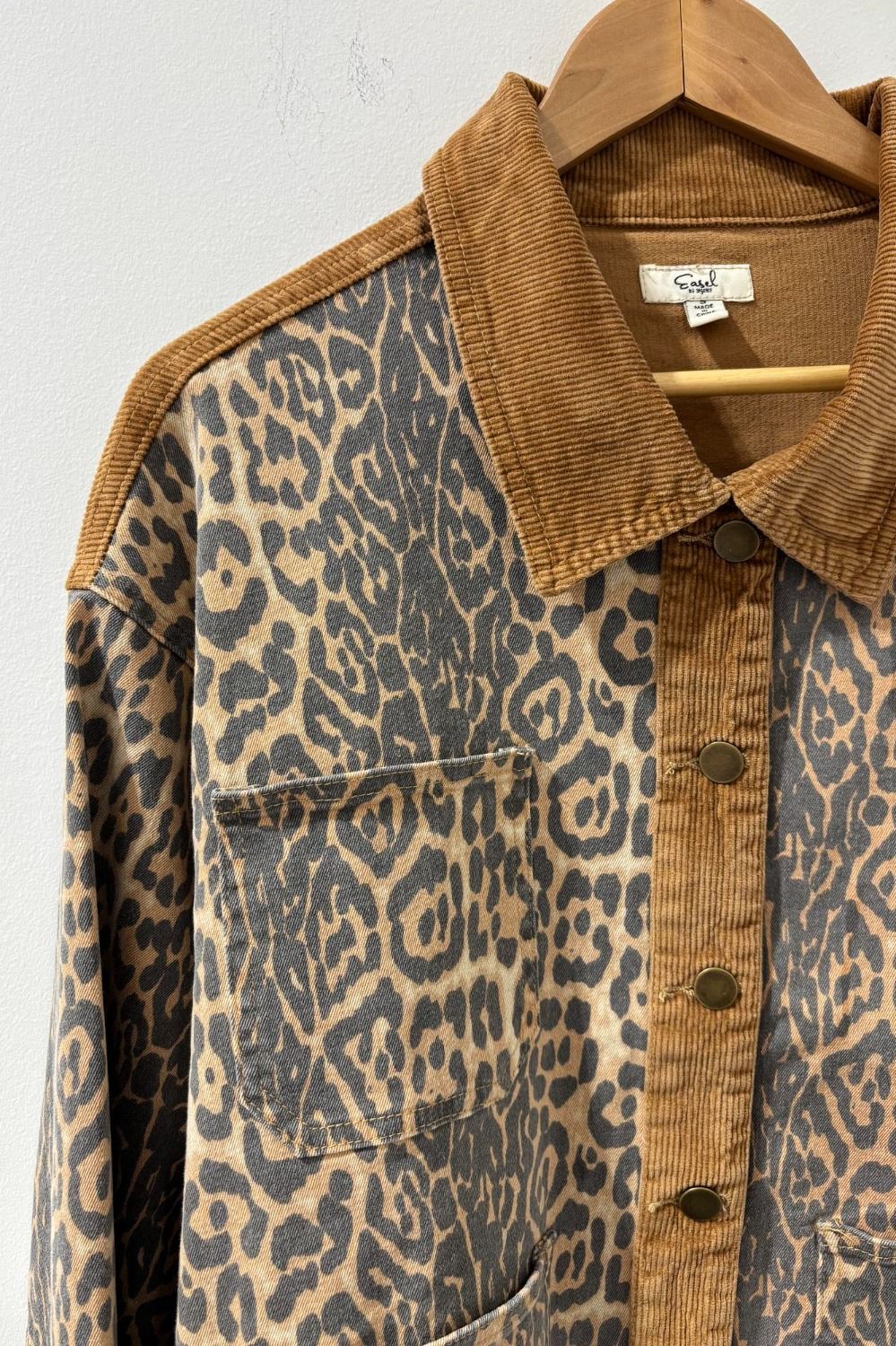leopard print jacket
