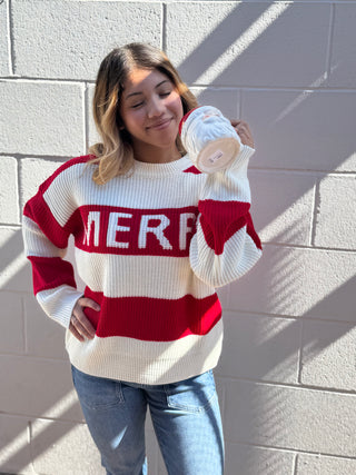 The "Merry & Bright" Knit Sweater