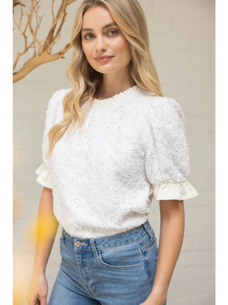A must-have white blouse!