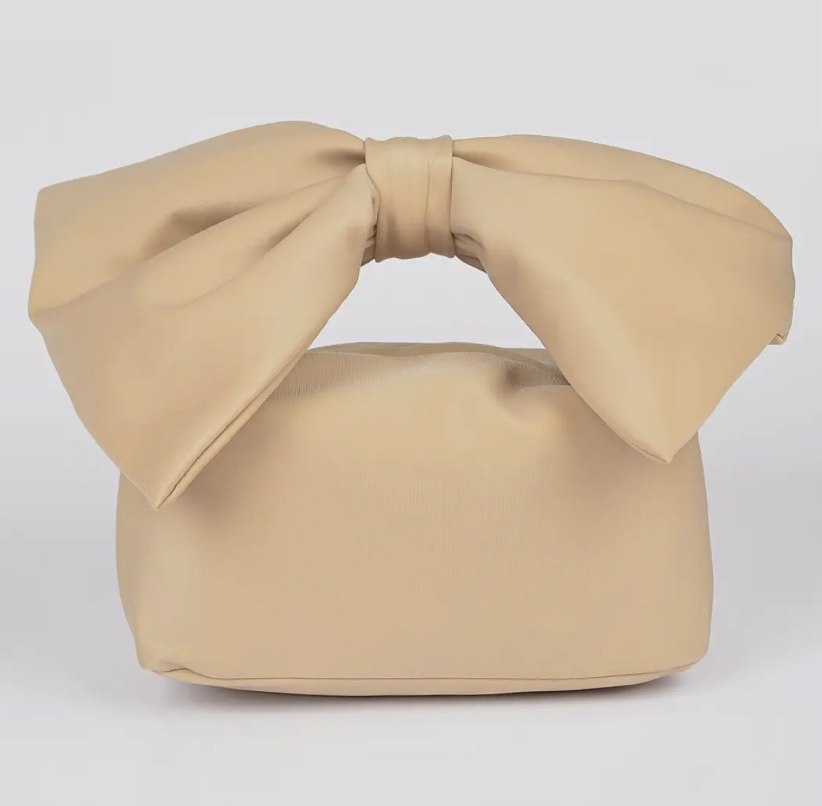 Nylon Bow Handle Women's
Clutch Bag