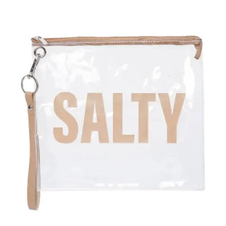 Salty Clear Bag Wristlet, beach vacation,springbreak must haves