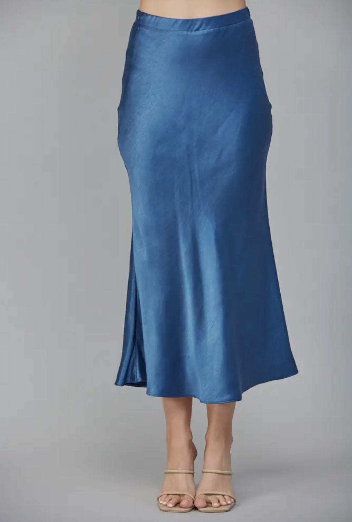 Heavy Weight Satin Midi
Skirt
