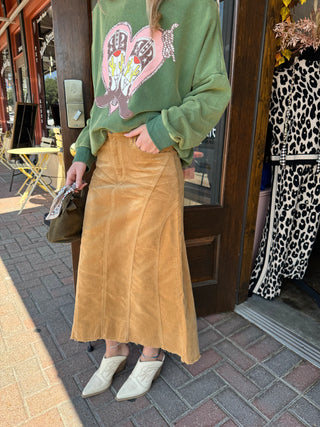 STRETCH CORDUROY MERMAID SKIRT