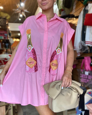 Pink Champagne mini dress