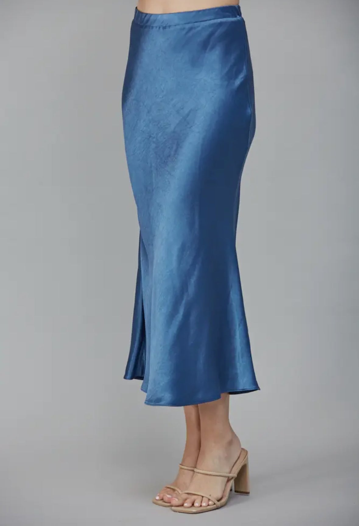 Heavy Weight Satin Midi
Skirt