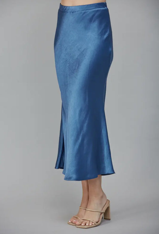 Heavy Weight Satin Midi
Skirt