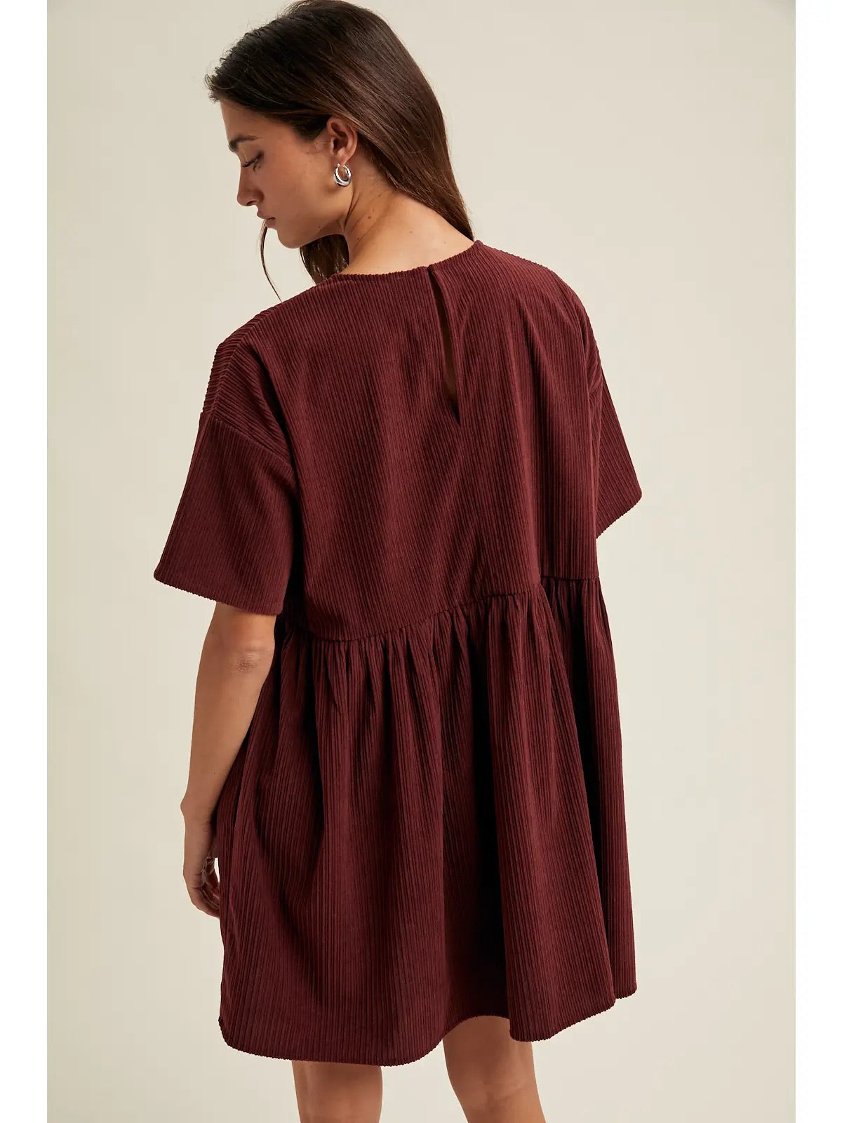 CORDUROY MINI DRESS