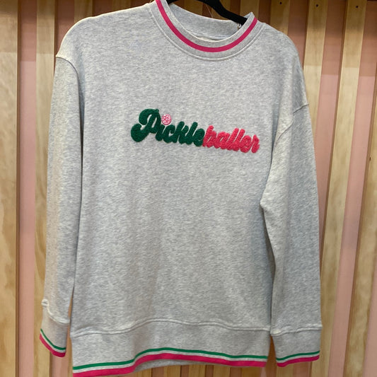 Pickle Baller sweatshirt, Heather gray