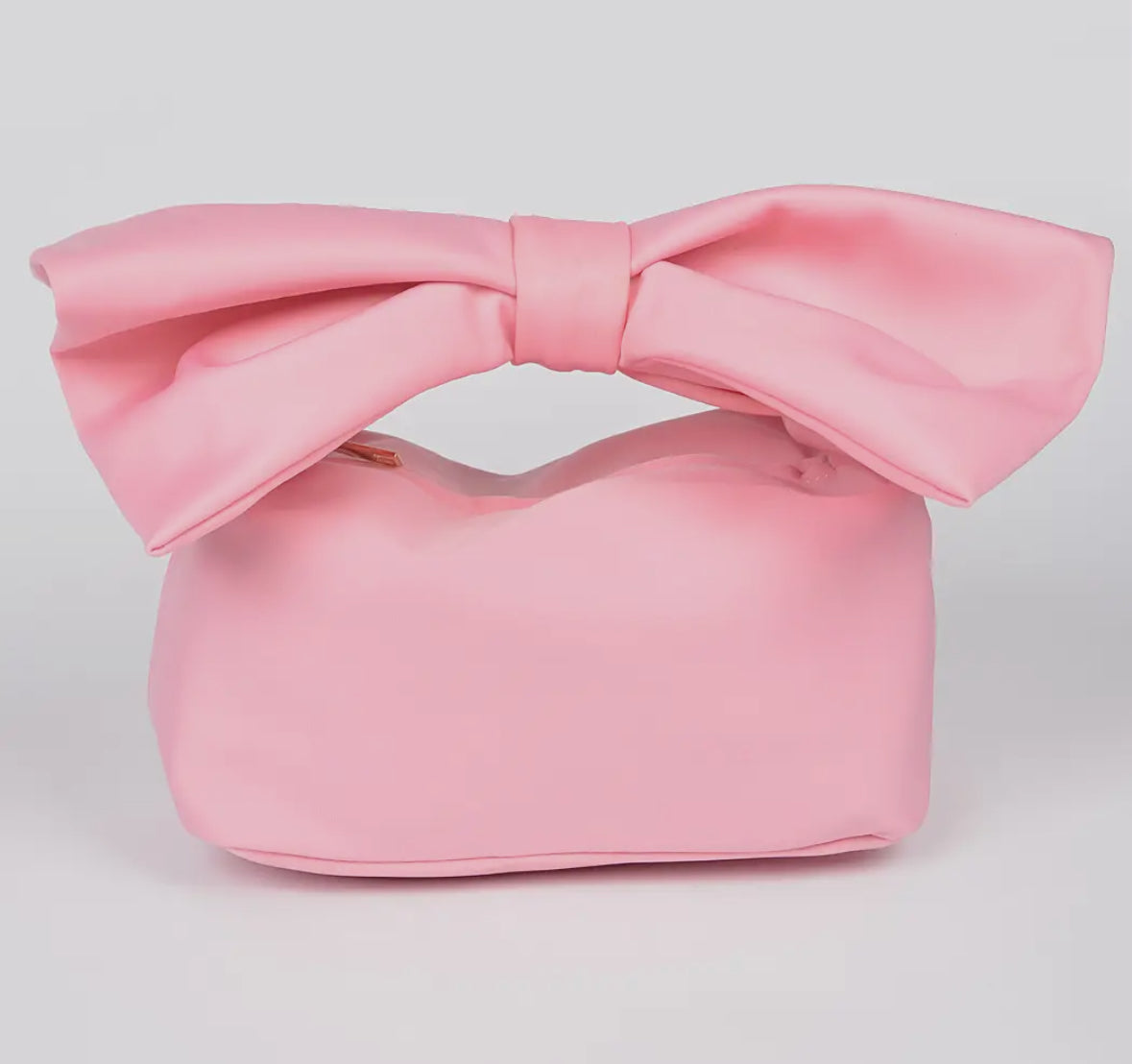 Nylon Bow Handle Women's
Clutch Bag