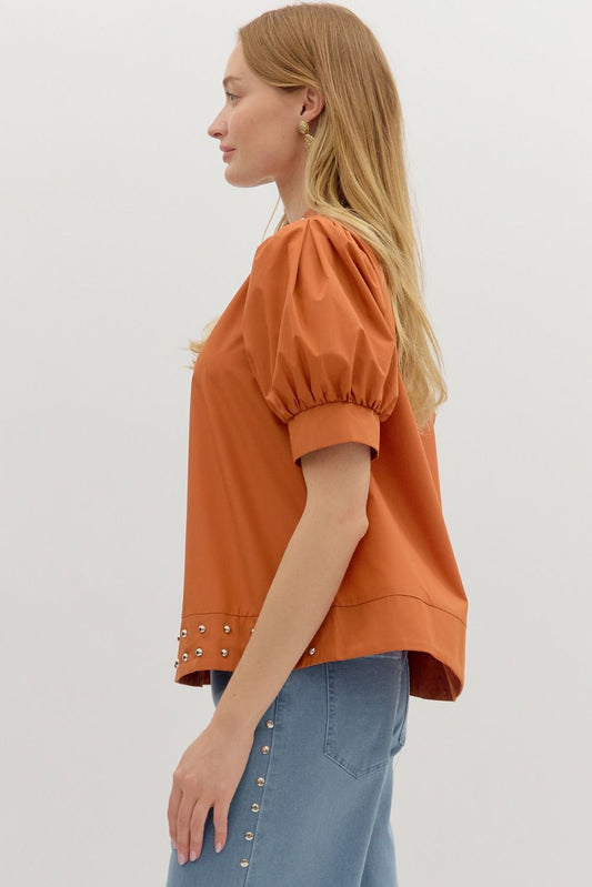 Copper pullover