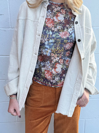Oversized Corduroy Jacket | Relaxed Fit Fall Outerwear