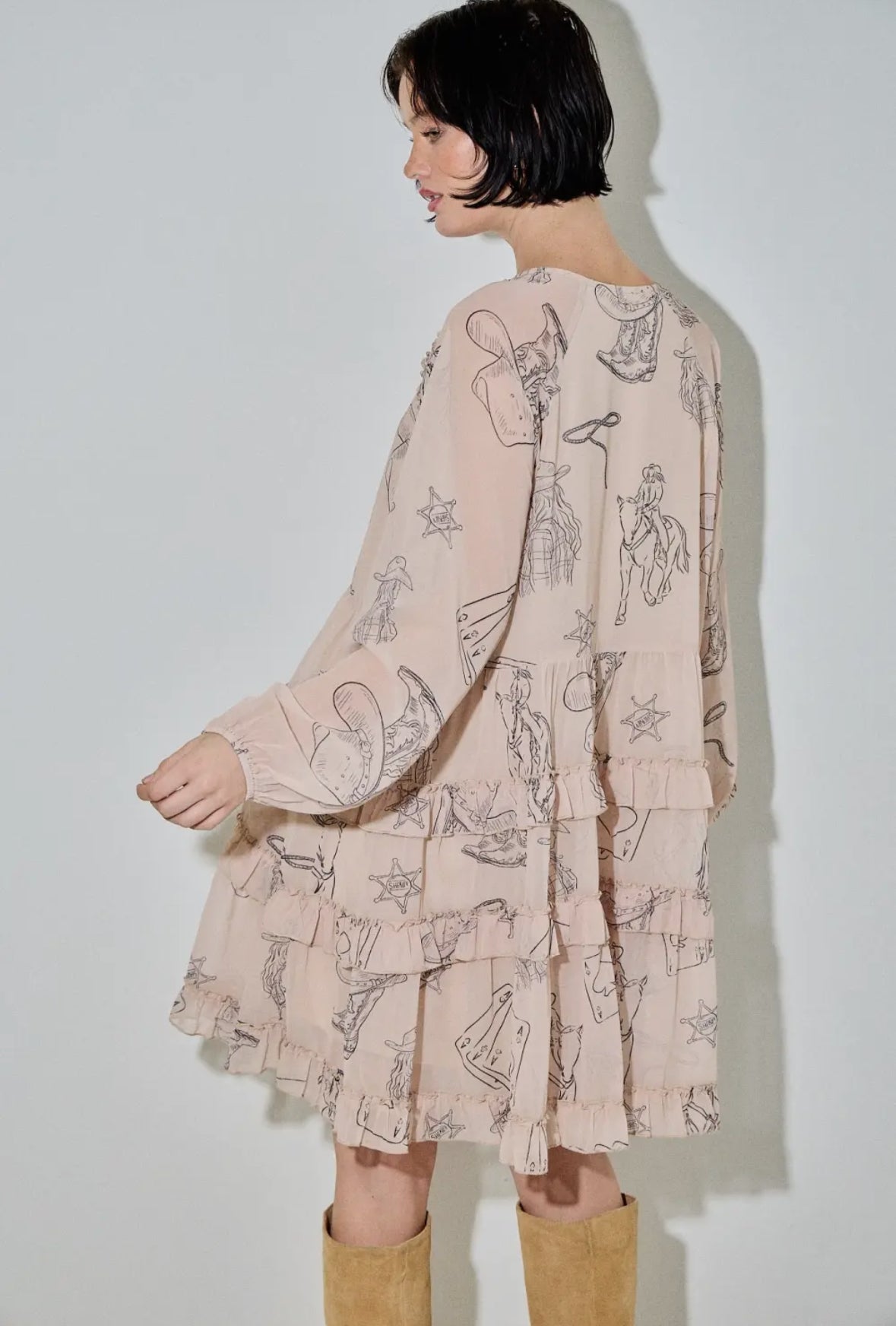 Chic Flowy Mini Dress | Effortless Tiered Style