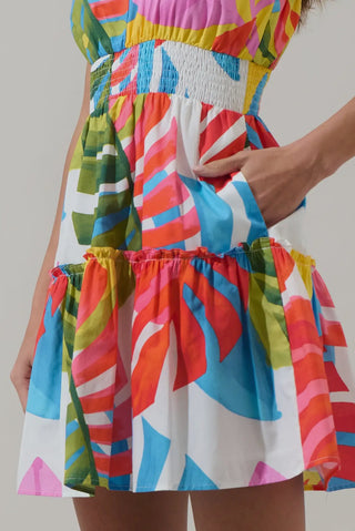 Breezy Palms Hela Smocked
Mini Dress