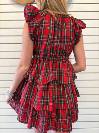 Plaid Tidings Bow Mini