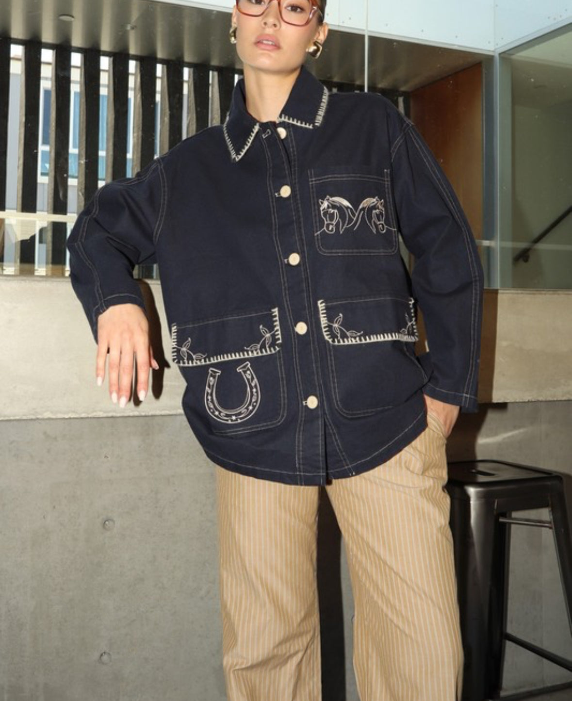 WESTERN STITCH WORK JACKET