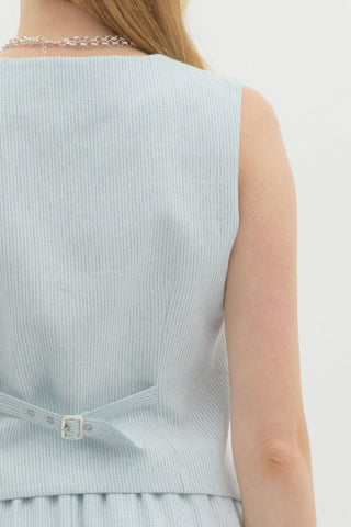 Baby blue vest