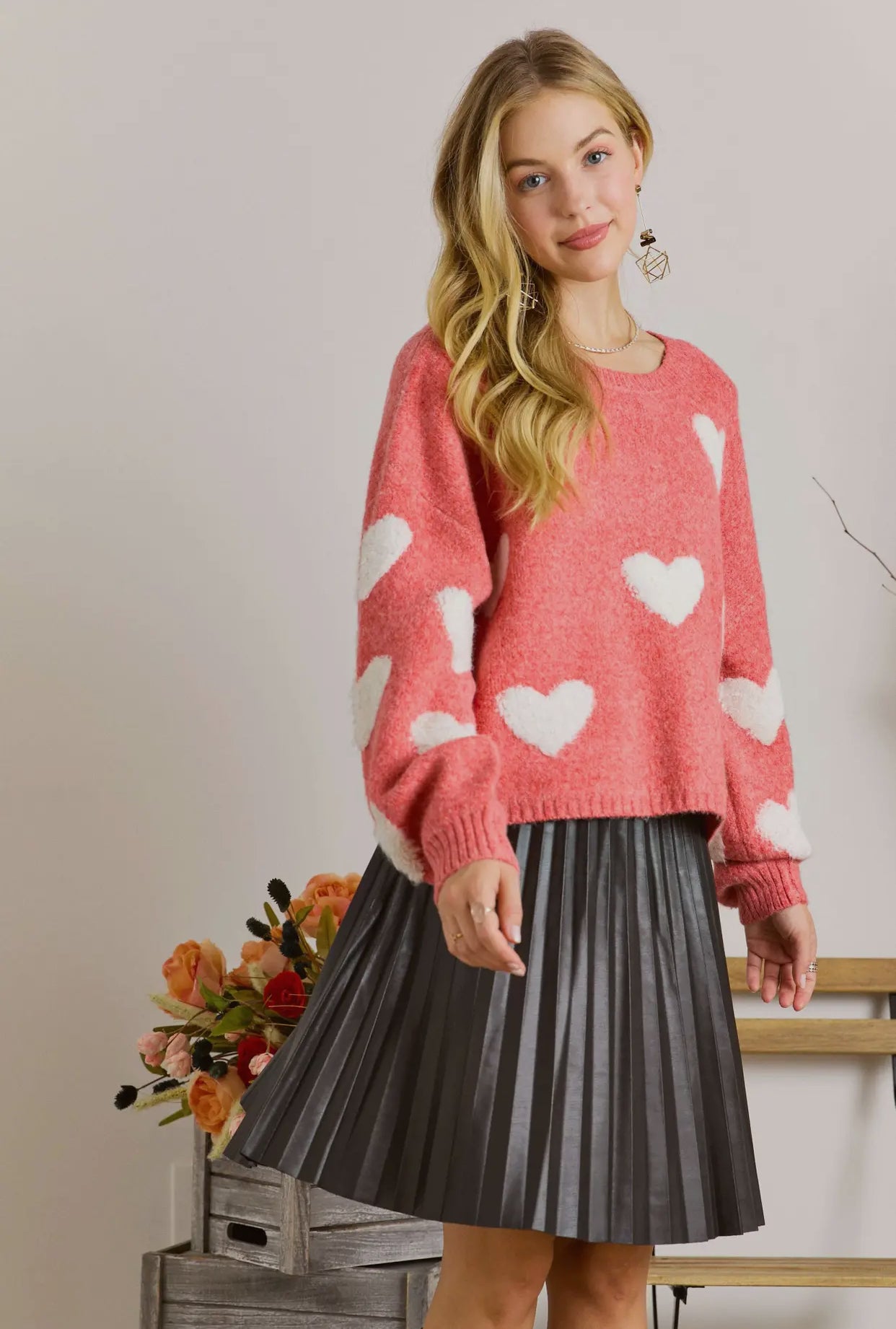 Lovely heart sweater