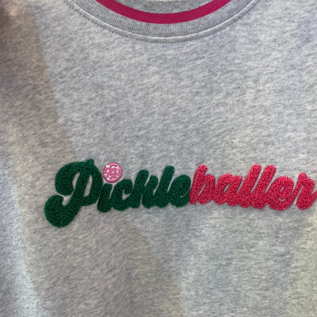 Pickle Baller sweatshirt, Heather gray