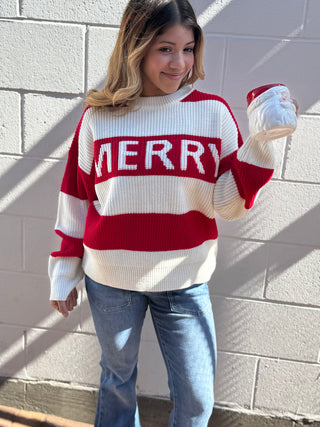 The "Merry & Bright" Knit Sweater