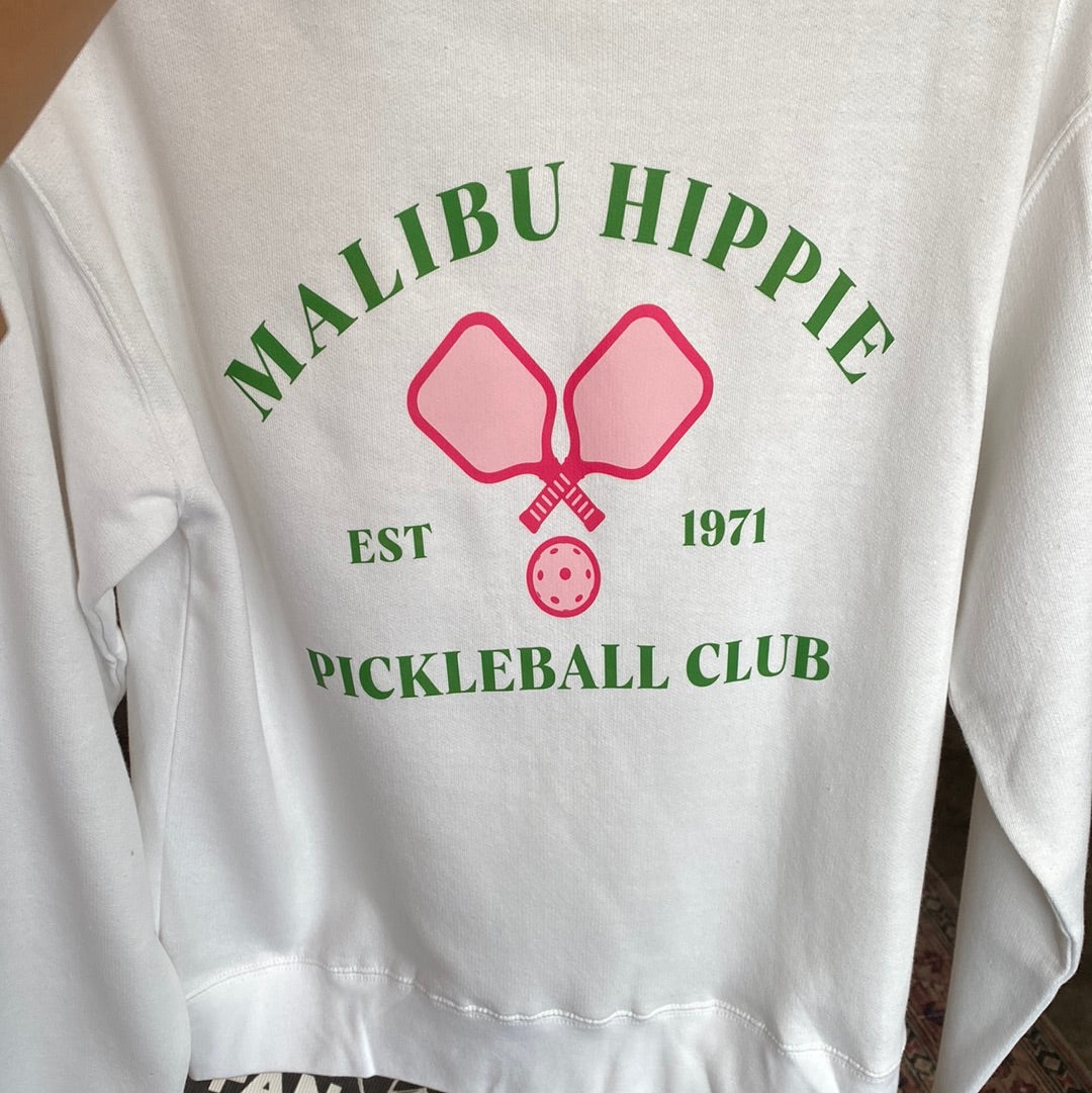 Malibu hippie pickleball club