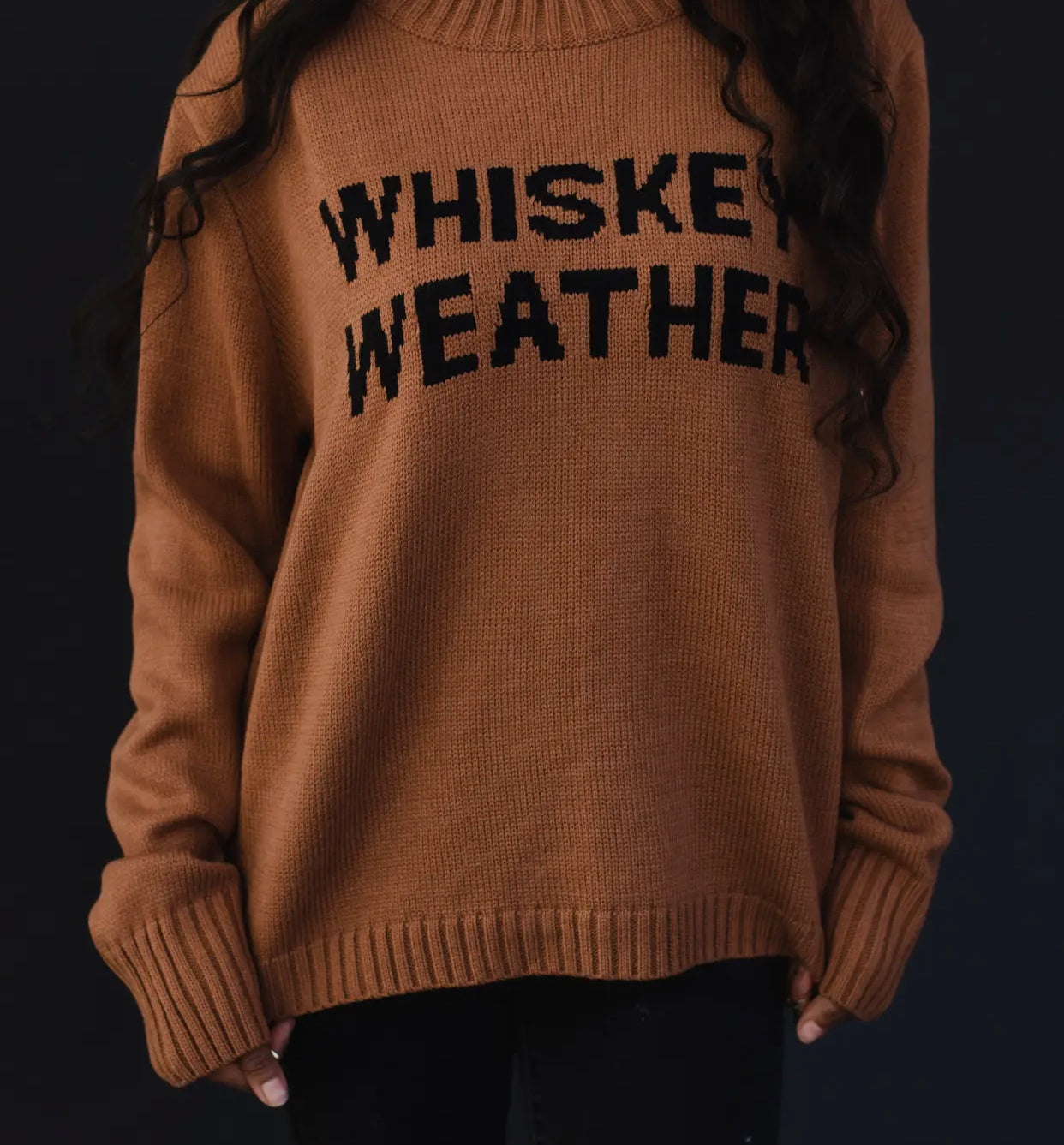 Brown Whiskey weather sweater