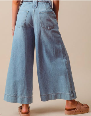 Denim Wide Leg Jeans