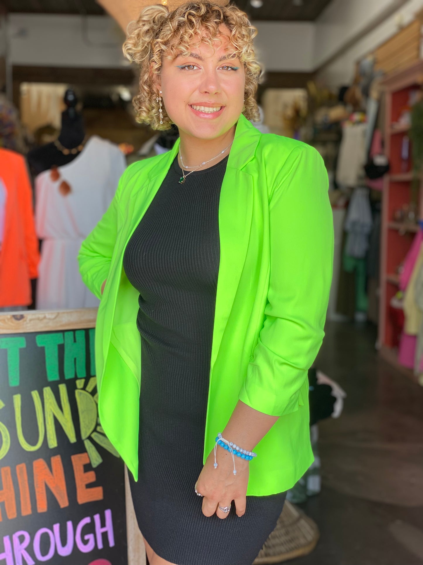 Lime Cameron Blazer