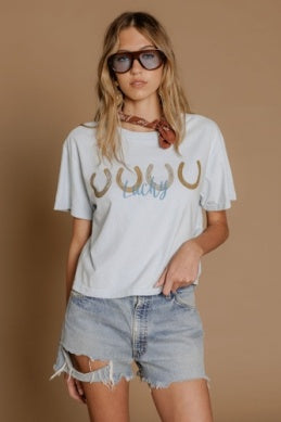 Lucky Tee Sky Blue